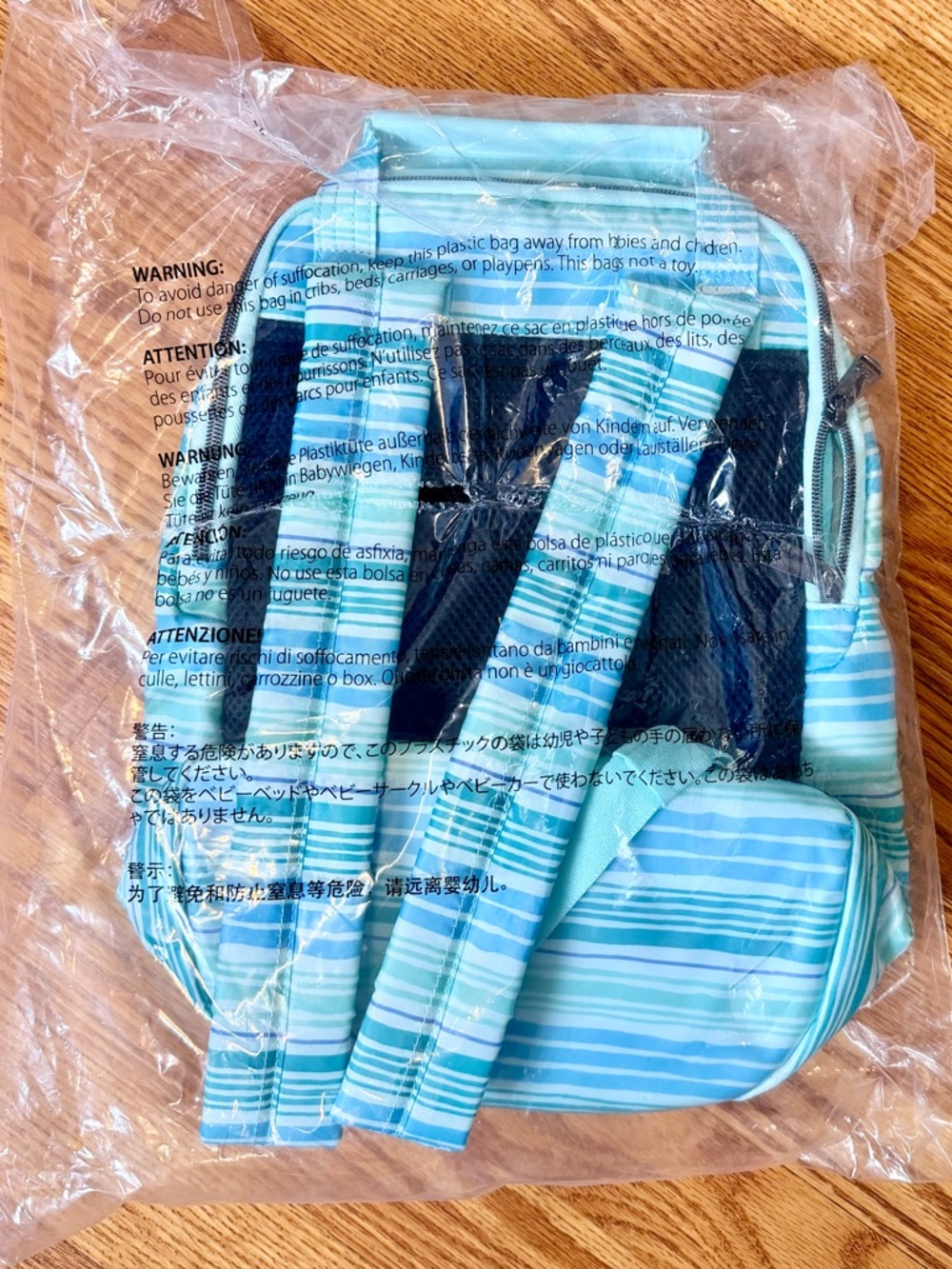Lug Hovercar Backpack - Love Waves Aqua NWT - Picture 7 of 10